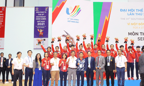 Nhà thi đấu Hoàng Mai hoàn thành tốt công tác tổ chức SEA Games 31