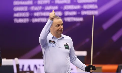 Các siêu sao thể hiện đẳng cấp ở tứ kết Billiard Carom 3 băng TP.HCM World Cup 2022
