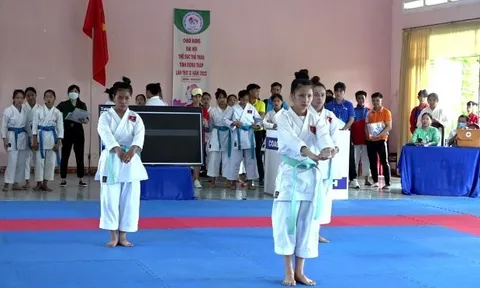 Thi đấu môn Karate - Đại hội Thể dục thể thao tỉnh Đồng Tháp lần thứ IX năm 2022
