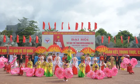 Khai mạc Đại hội Thể dục thể thao huyện Krông Pắc lần thứ VIII