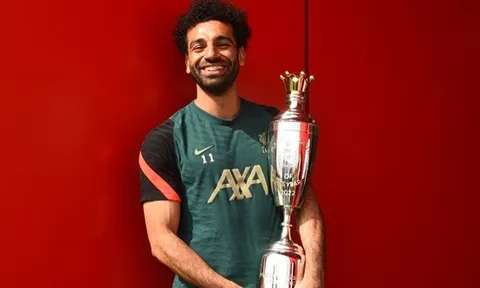 Giành giải "Cầu thủ xuất sắc nhất năm" của PFA, Salah của Liverpool thiết lập kỷ lục ấn tượng