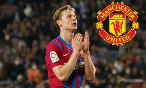 Huấn luyện viên Erik ten Hag giúp Man United đạt được thỏa thuận cá nhân với Frenkie de Jong