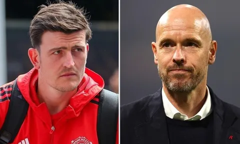 Huấn luyện viên Erik ten Hag không đảm bảo băng đội trưởng cho Harry Maguire