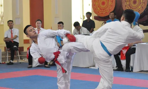 Thành phố Tam Kỳ nhất toàn đoàn giải Karate vô địch tỉnh Quảng Nam năm 2022