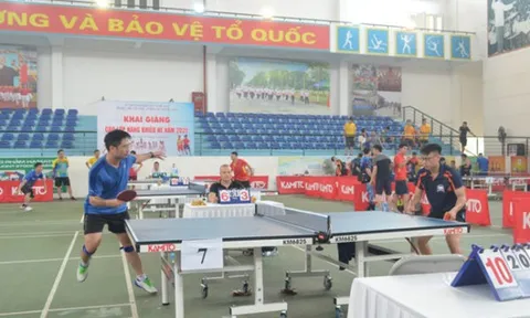 Huyện Mê Linh tổ chức giải Bóng bàn mở rộng tranh cúp Kamito