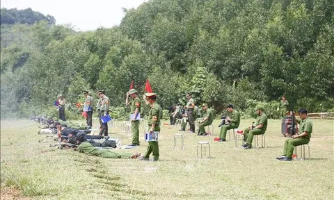 Hội thi Điều lệnh, bắn súng, võ thuật Công an nhân dân