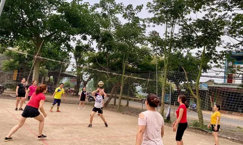Tân Lạc hoàn thành Đại hội Thể dục thể thao cơ sở