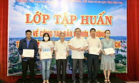 Tập huấn về công tác bảo vệ môi trường trong lĩnh vực văn hóa, thể thao và du lịch năm 2022 tại tỉnh Kon Tum