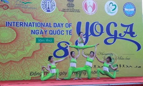 Đồng Tháp tổ chức Ngày quốc tế Yoga lần thứ 8 