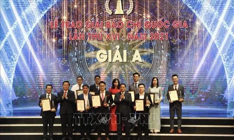 Lễ trao giải Báo chí Quốc gia lần thứ XVI năm 2021