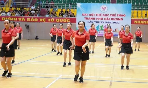 Khai mạc Đại hội Thể dục thể thao thành phố Hải Dương lần thứ IX