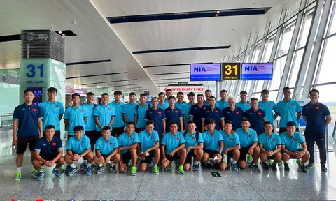 Đội tuyển U19 Việt Nam lên đường sang Indonesia thi đấu giải vô địch U19 Đông Nam Á 2022
