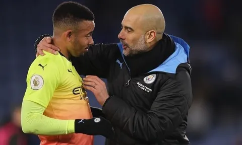 Ông Pep Guardiola tiết lộ lý do khiến Gabriel Jesus rời Man City