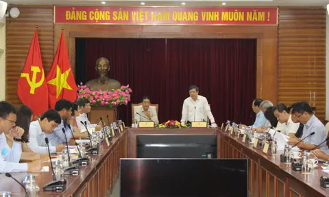Thứ trưởng Đoàn Văn Việt làm việc với lãnh đạo UBND tỉnh Ninh Thuận
