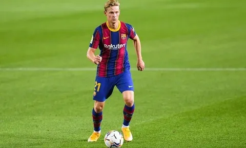 Barcelona khiến Man United hụt hẫng trong cuộc đua giành Frenkie de Jong
