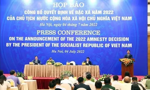 Công bố quyết định đặc xá năm 2022 của Chủ tịch nước