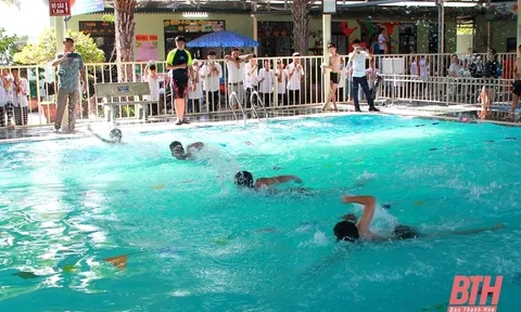 Huyện Quảng Xương phát động toàn dân tập luyện môn bơi phòng, chống đuối nước