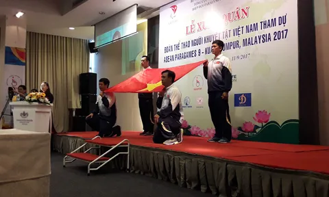 Đoàn Thể thao Người khuyết tật Việt Nam tham dự ASEAN Para Games 11 với 155 thành viên
