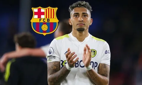 Chi lớn, Barcelona đạt được thỏa thuận chiêu mộ Raphinha từ Leeds United