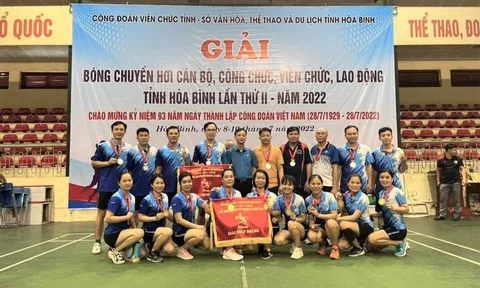 Giải Bóng chuyền hơi cán bộ, công nhân, viên chức, lao động tỉnh Hòa Bình lần thứ II năm 2022 