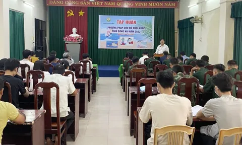 Đồng Nai tổ chức tập huấn phương pháp cứu hộ đuối nước