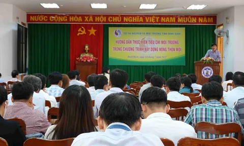 Bình Định tập huấn thực hiện tiêu chí môi trường nông thôn mới