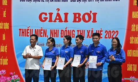 Giải Bơi thiếu niên, nhi đồng hè thị xã Kinh Môn năm 2022