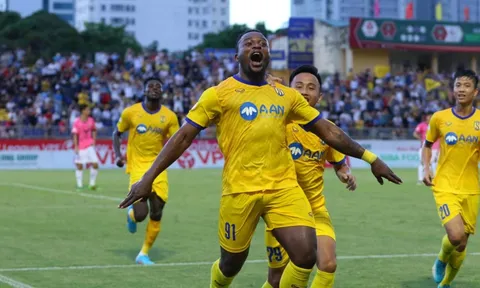 Vòng 7 V.League 2022: Đánh bại Hồng Lĩnh Hà Tĩnh, Sông Lam Nghệ An tạm chiếm ngôi đầu bảng