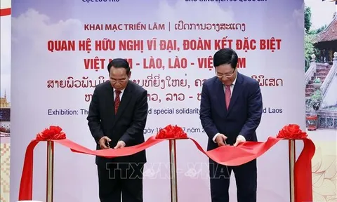 Triển lãm tài liệu, ảnh, hiện vật và sách về quan hệ đặc biệt Việt Nam - Lào