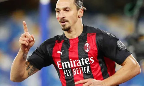 Zlatan Ibrahimovic tiếp tục chơi cho AC Milan đến năm 41 tuổi