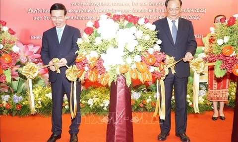 Khai mạc Triển lãm ảnh về hợp tác Lào - Việt Nam