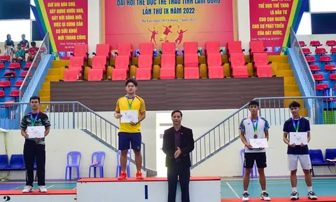 Kết thúc giải Cầu lông Đại hội Thể dục thể thao tỉnh Lâm Đồng lần thứ IX