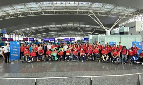 Đoàn Thể thao Người khuyết tật Việt Nam lên đường tham dự ASEAN Para Games 11