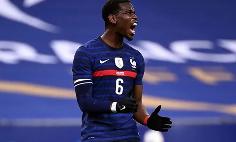 Paul Pogba có thể bỏ lỡ World Cup 2022 cùng đội tuyển Pháp
