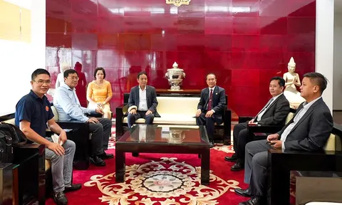 Thứ trưởng Hoàng Đạo Cương thăm và làm việc tại Campuchia