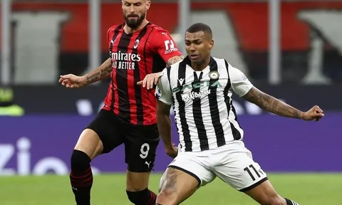 Vòng 1 Serie A > AC Milan - Udinese (23 giờ 30 ngày 13/8): Khởi đầu hành trình bảo vệ ngôi vương