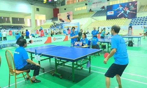 Giải cầu lông - bóng bàn Hội Cựu chiến binh huyện Hoài Đức năm 2022