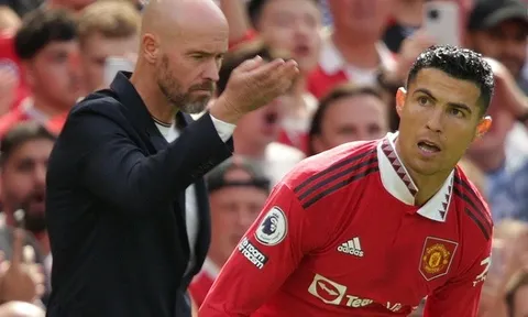 Huấn luyện viên Ten Hag muốn bán Cristiano Ronaldo, cơ hội cho Atletico Madrid?