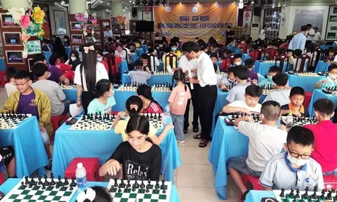 Hơn 200 vận động viên tranh tài giải cờ Vua đồng bằng sông Cửu Long 2022