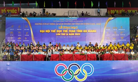 Khai mạc Đại hội Thể dục thể thao tỉnh An Giang lần IX năm 2022