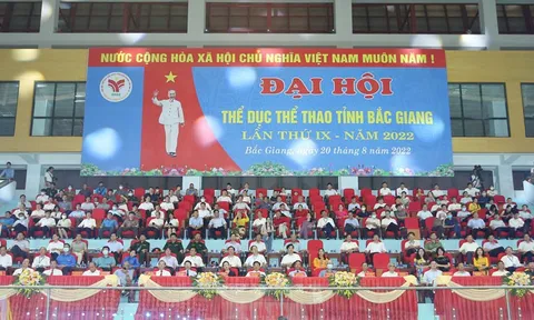 Bắc Giang khai mạc Đại hội Thể dục thể thao lần thứ IX năm 2022