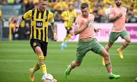 Dortmund thua sốc trước Werder Bremen trên sân nhà