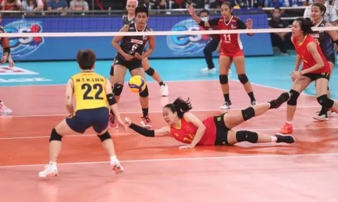 Đội tuyển bóng chuyền nữ Việt Nam khởi đầu thuận lợi tại giải AVC 2022