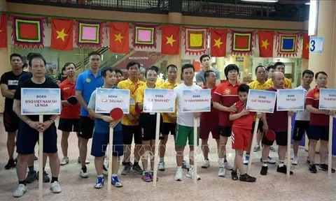 30 vận động viên tham dự giải Bóng bàn cộng đồng người Việt Nam tại Nga “Cúp Độc lập lần thứ nhất”