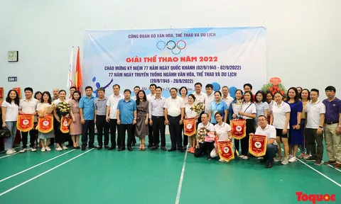 Khai mạc giải Thể thao Công đoàn Bộ Văn hóa, Thể thao và Du lịch năm 2022