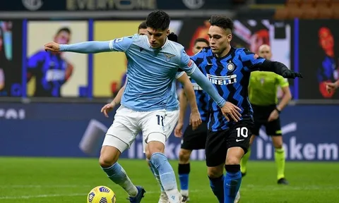 Vòng 3 Serie A > Lazio - Inter Milan (1 giờ 45 ngày 27/8): Thử thách ở sân khách