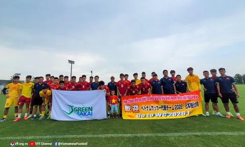 Đội tuyển U20 Việt Nam về nước chuẩn bị tổng duyệt với U20 Palestine