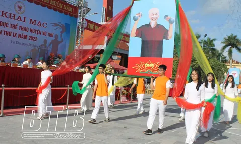 Khai mạc Đại hội Thể dục thể thao huyện Vũ Thư lần thứ IX