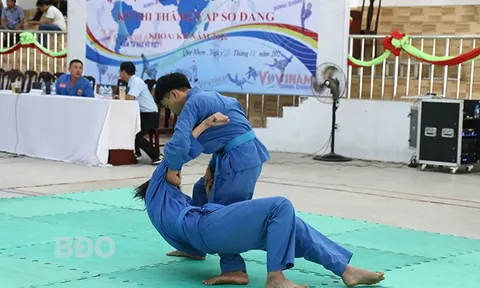 Hội Vovinam tỉnh Bình Định tổ chức kỳ thi thăng đai sơ cấp khóa I năm 2022