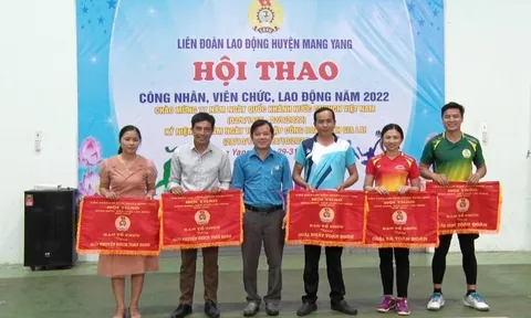 Huyện Mang Yang: Bế mạc Hội thao Công nhân, viên chức, lao động